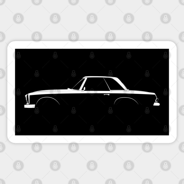 Mercedes-Benz SL Hardtop (W113) Silhouette Sticker by Car-Silhouettes